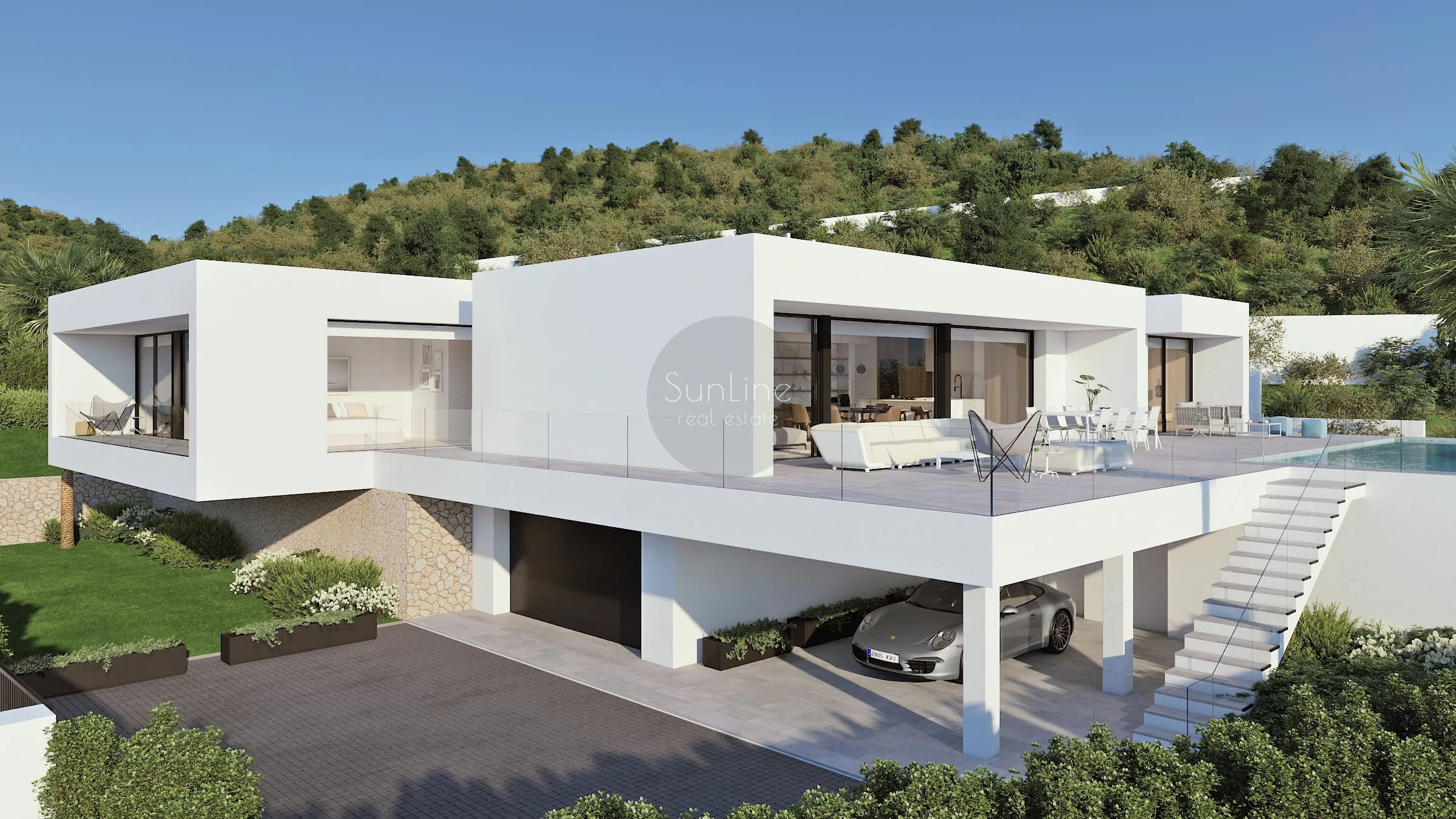 Вилла с инновационным архитектурным дизайном