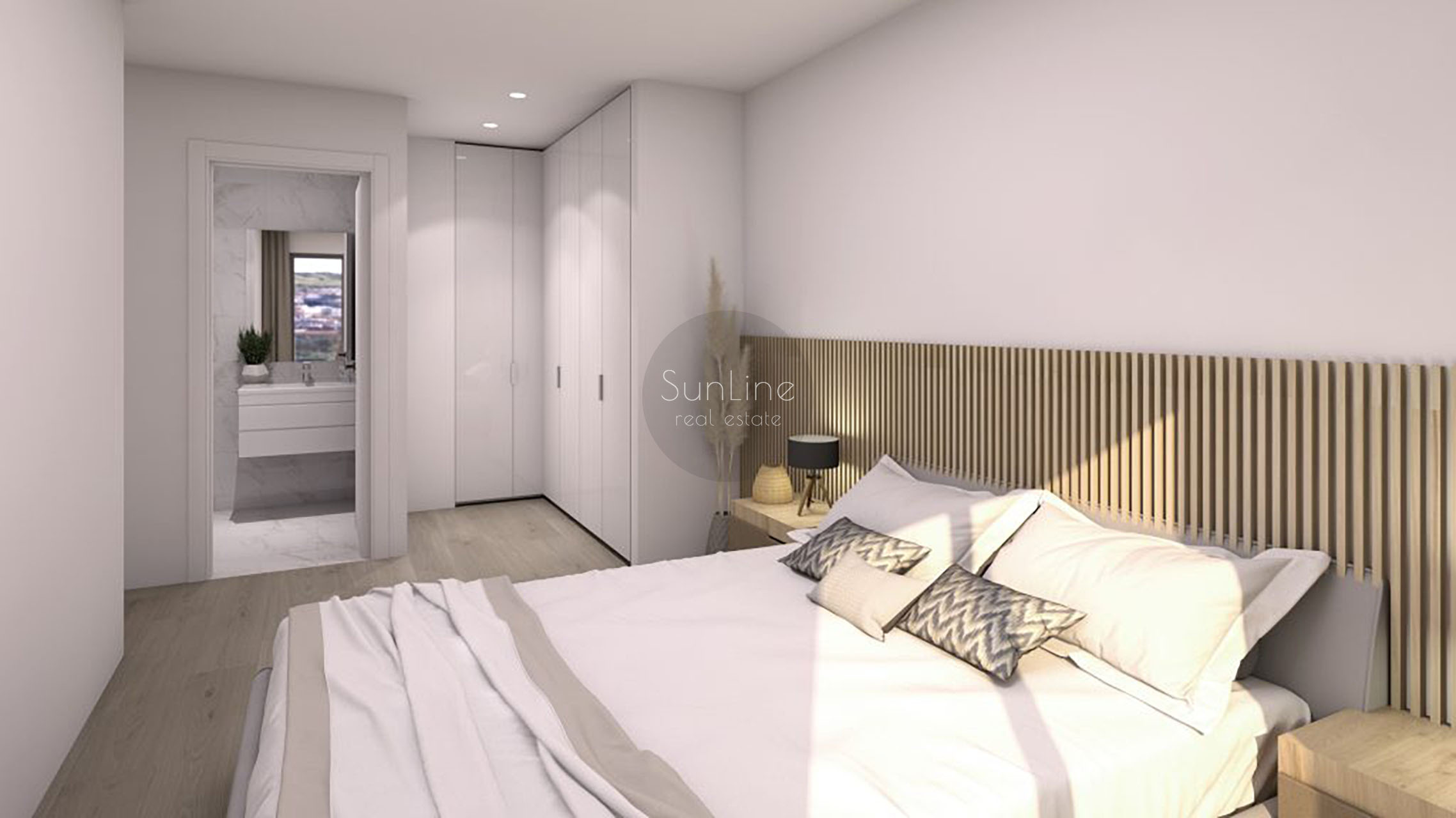 Penthouses in a new residential complex