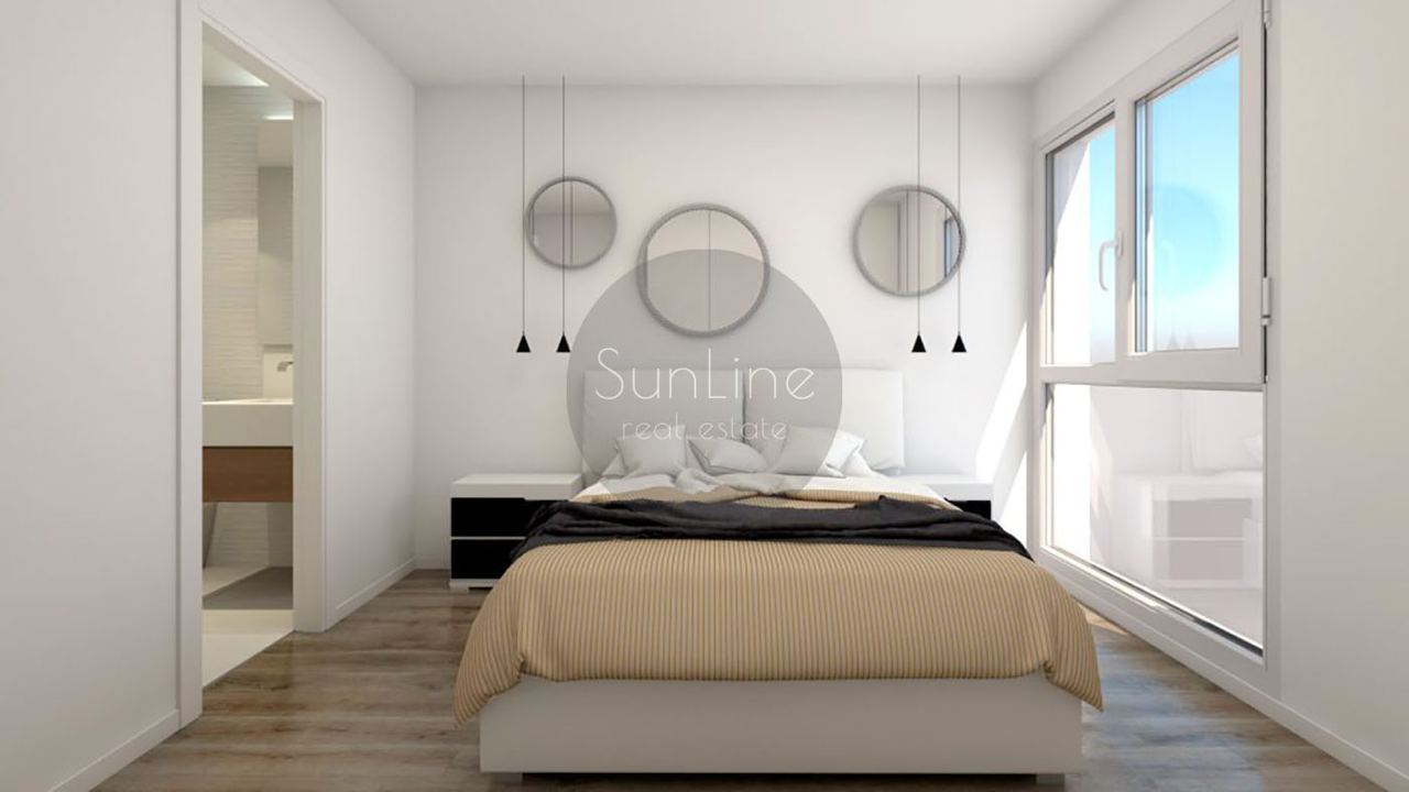 Sale of a modern two-bedroom apartment with quality finishing in Paterno