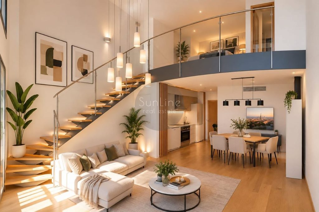 Sale of an exclusive loft on the 18th floor with a panoramic view of Valencia at a pleasant price