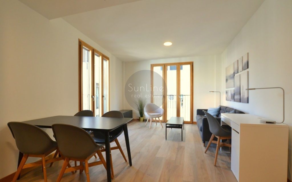 Apartment for rent with 2 bathrooms in a 2020 building with parking in a quiet part of El Mercato