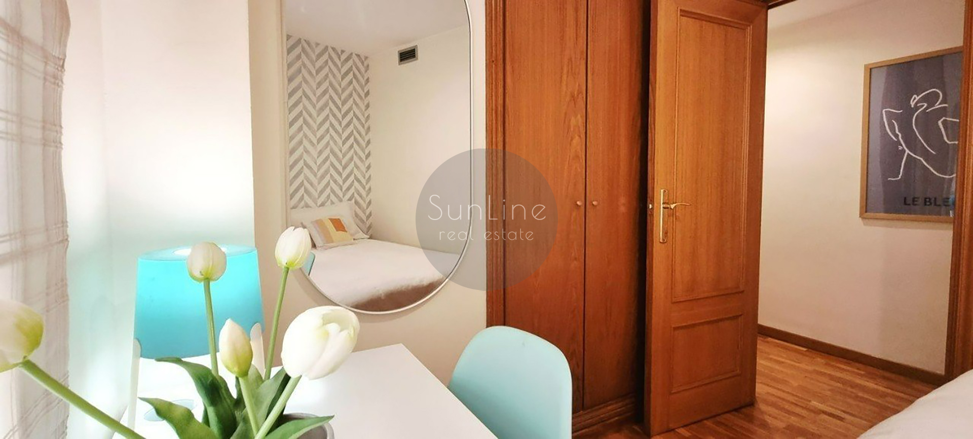 Rent of a cozy furnished apartment with two bedrooms in Playa del Real