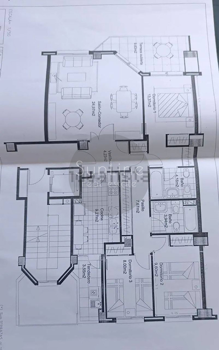 Apartment for sale with good renovation, three bedrooms and a terrace in a complex with a pool in Nou Campanar