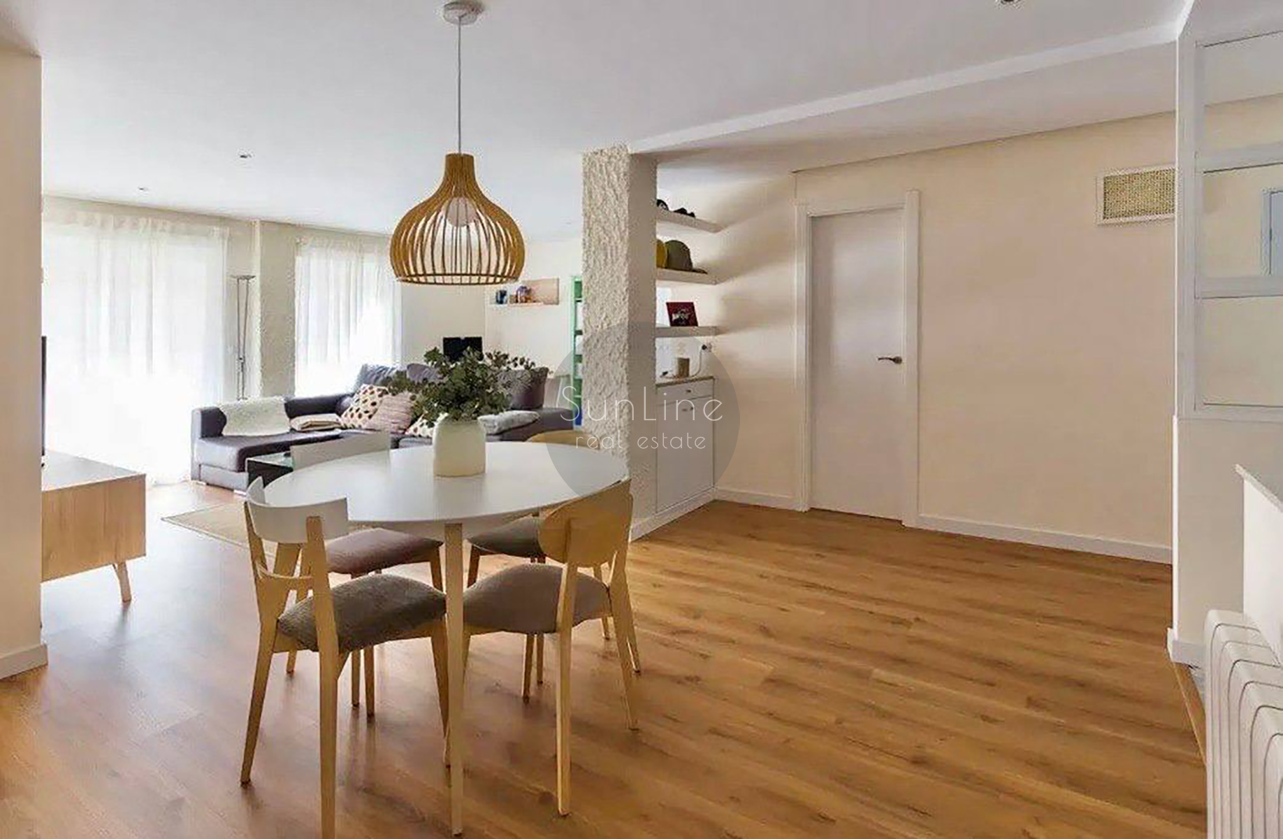 Three-bedroom apartment for rent after recent renovation