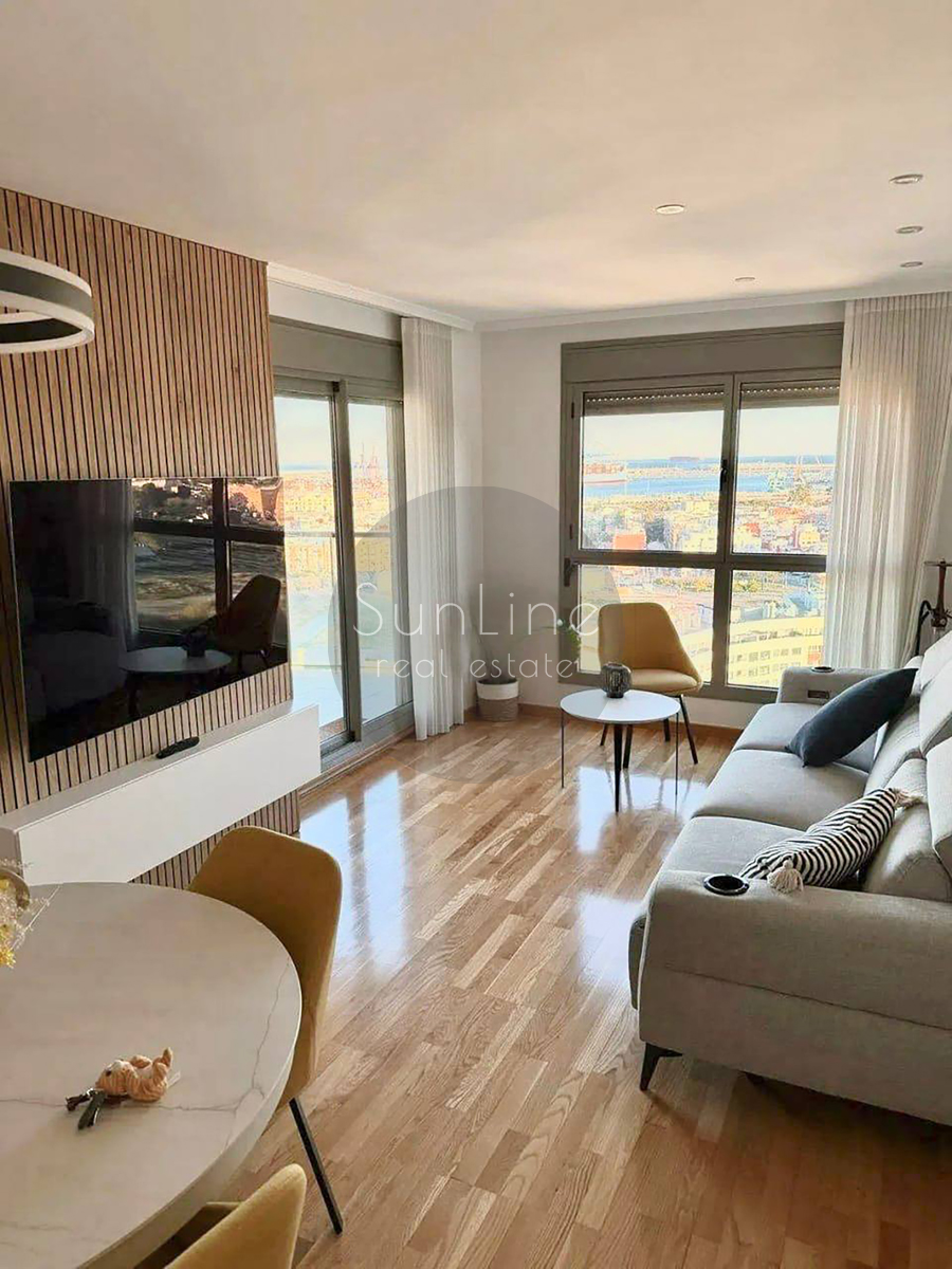 Three-bedroom apartment for rent with two terraces on the 18th floor in La Punta