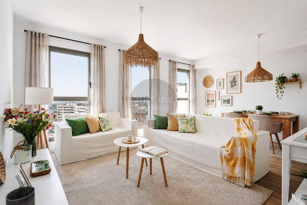 Sale of a new 2-bedroom apartment with parking and sea view in Valencia