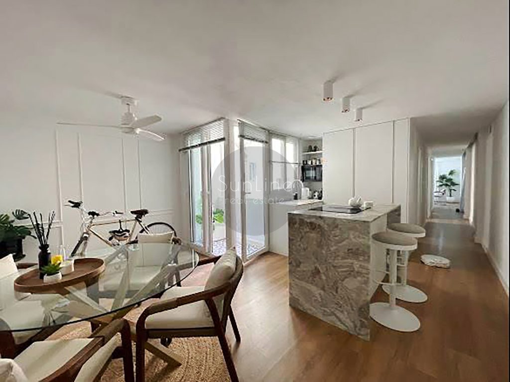 Rental of an 85 m² apartment after renovation with air conditioning near the sea