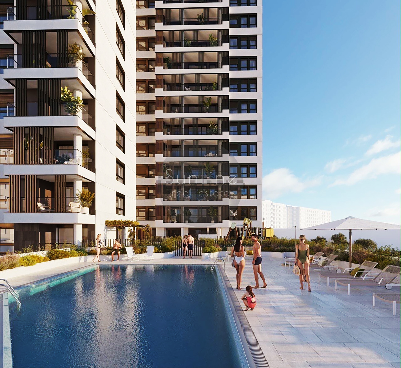 Rent of a modern apartment with panoramic views and a terrace near Ruzafa