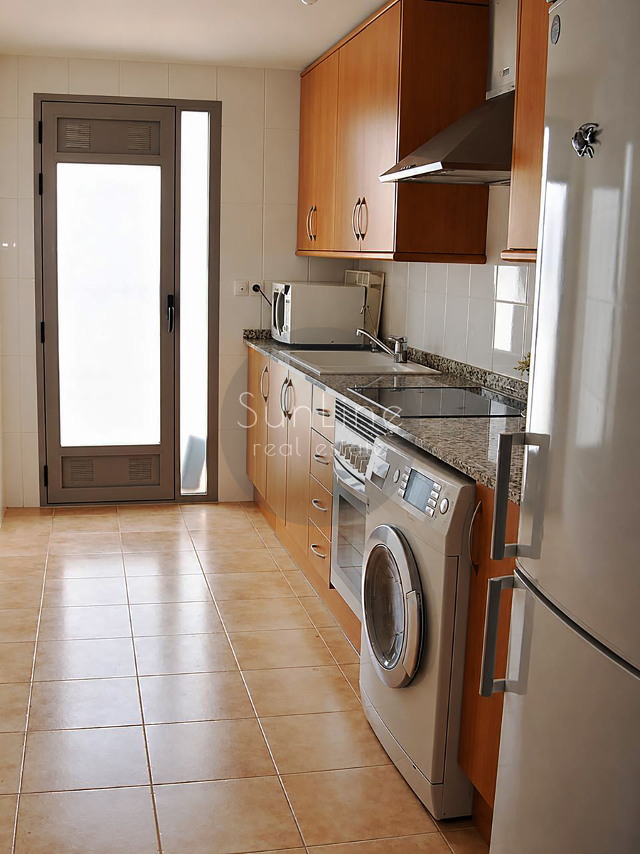 Rent of a spacious 3-bedroom apartment with a pool in Aiora