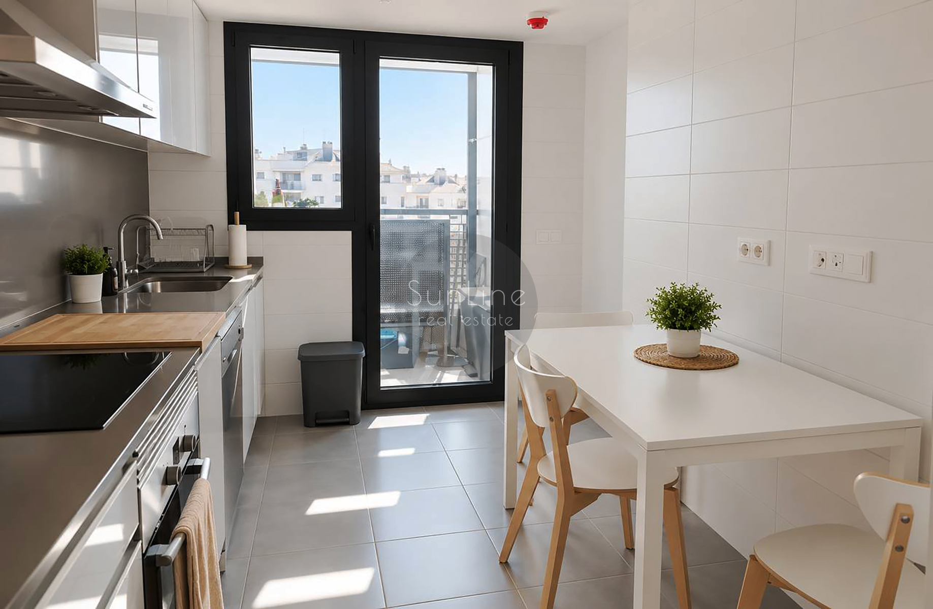 Apartment for rent with pool and garage in a modern area near the City of Arts and Sciences