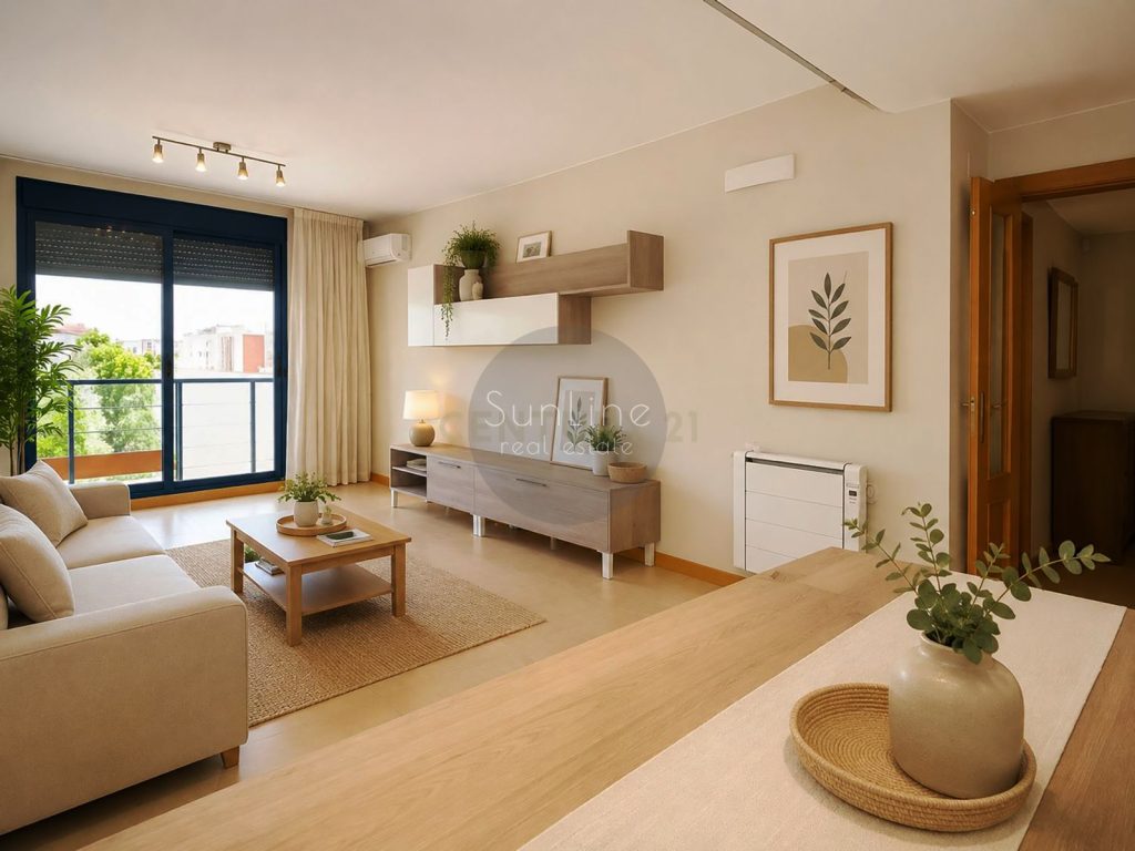 Sale of a bright 102 m² apartment with a pool and gym in Paterna