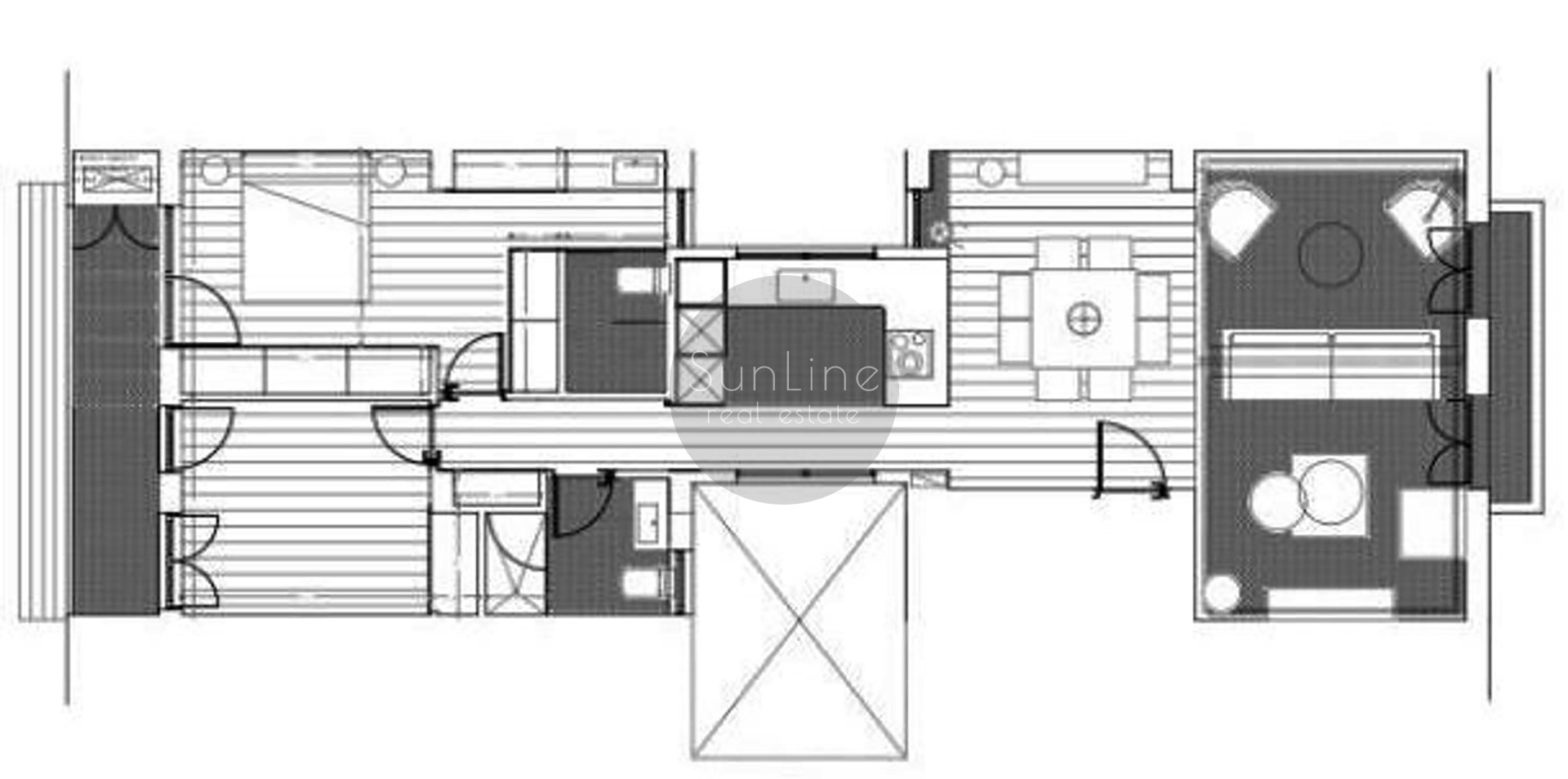 Elegant 102 m² apartment with designer renovation in Gran Vía