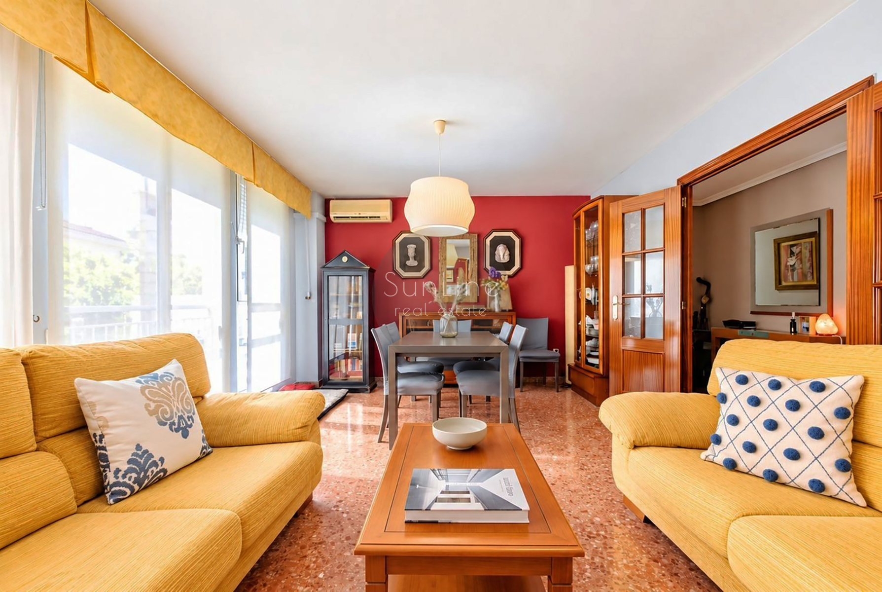 Spacious 109 m² apartment with 3 bedrooms and 2 bathrooms in Valencia