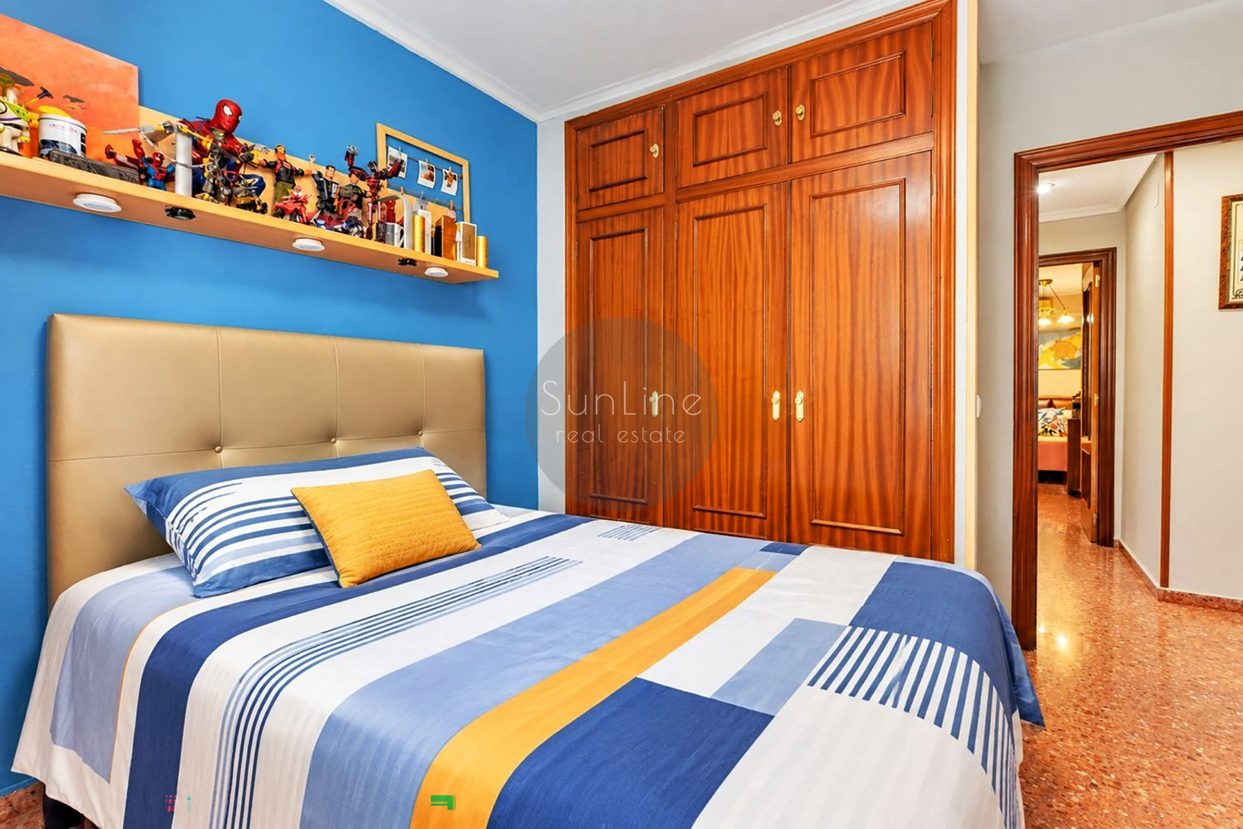 Spacious 109 m² apartment with 3 bedrooms and 2 bathrooms in Valencia