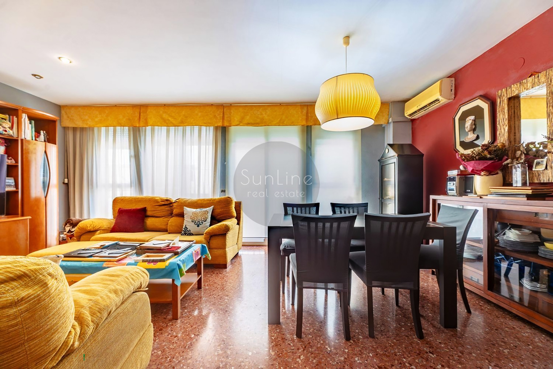 Spacious 109 m² apartment with 3 bedrooms and 2 bathrooms in Valencia