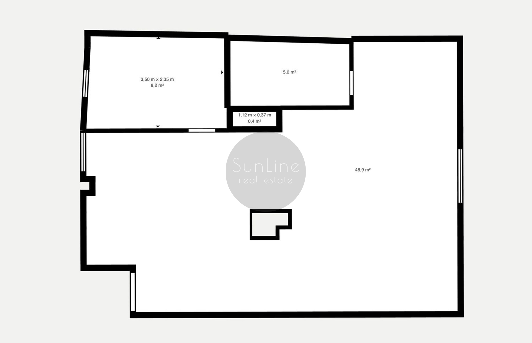 Duplex penthouse near the sea 128 m² with terrace and parking in El Cabanyal