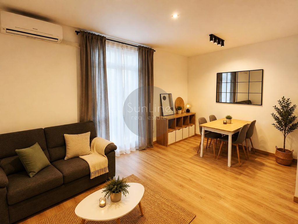 One-bedroom apartment after renovation in the Sant Francesc district