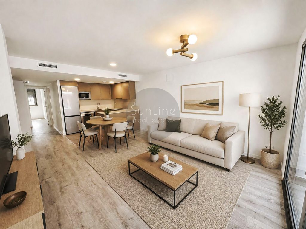 Nuevo apartamento de 2 dormitorios y piscina en Fonteta de Sant Lluís