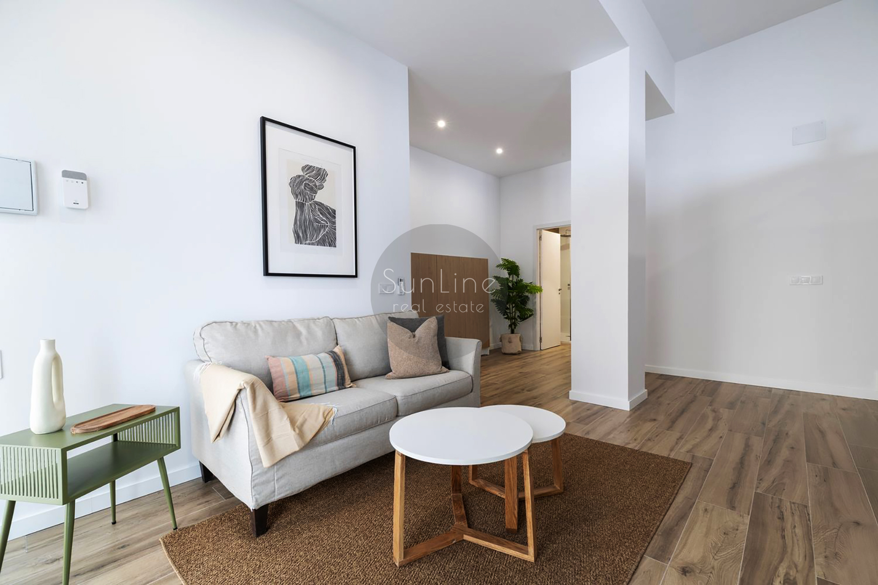 Moderna apartamento de 2 dormitorios y 2 baños en Moncada