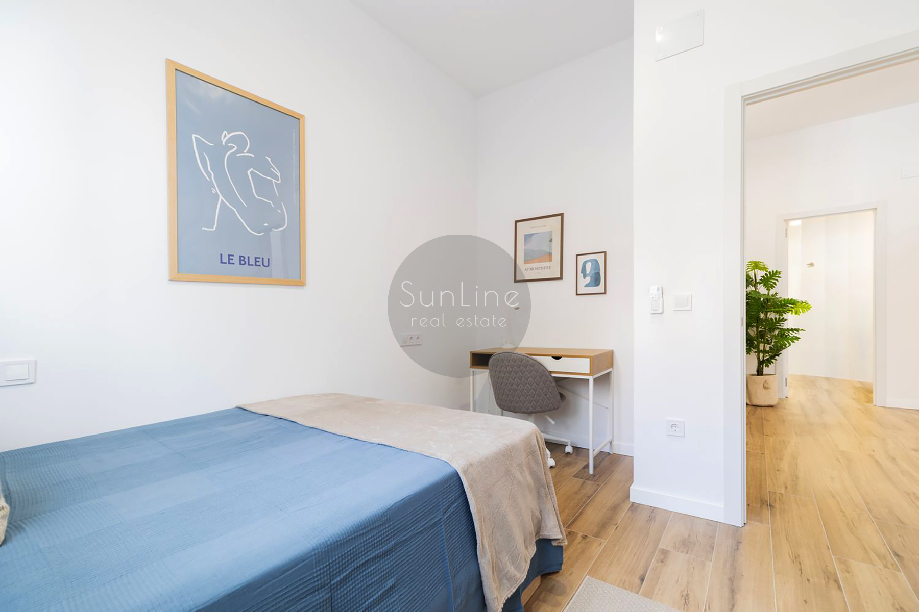 Moderna apartamento de 2 dormitorios y 2 baños en Moncada