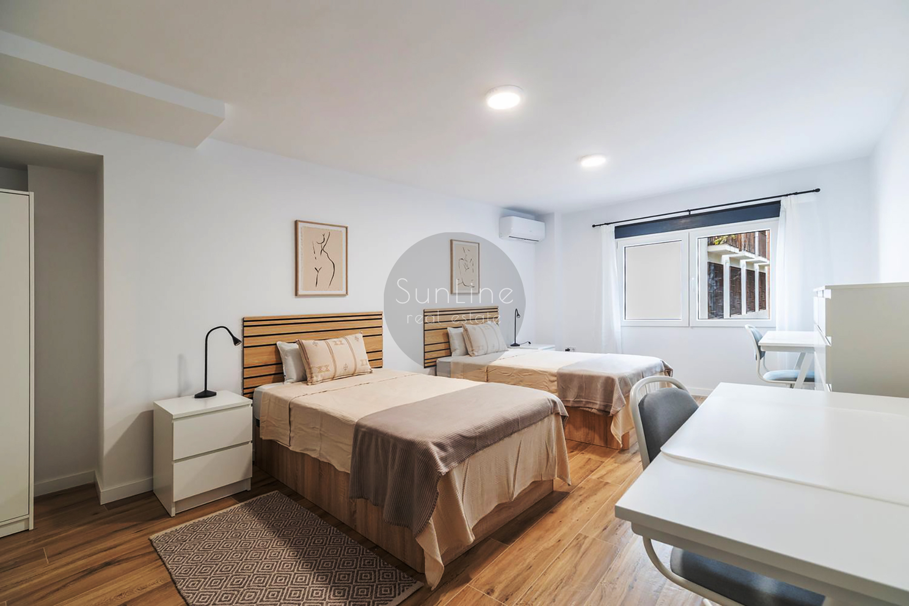 Moderna apartamento de 2 dormitorios y 2 baños en Moncada